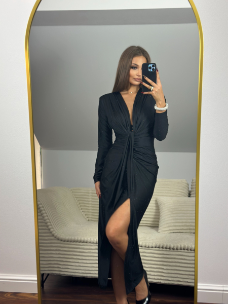 Sukienka ŁEZKA długi rękaw